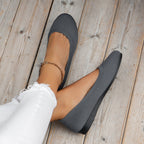 Lis | Zapatos ortopédicos planos sin cordones con diseño cerrado