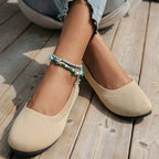 Lis | Zapatos ortopédicos planos sin cordones con diseño cerrado