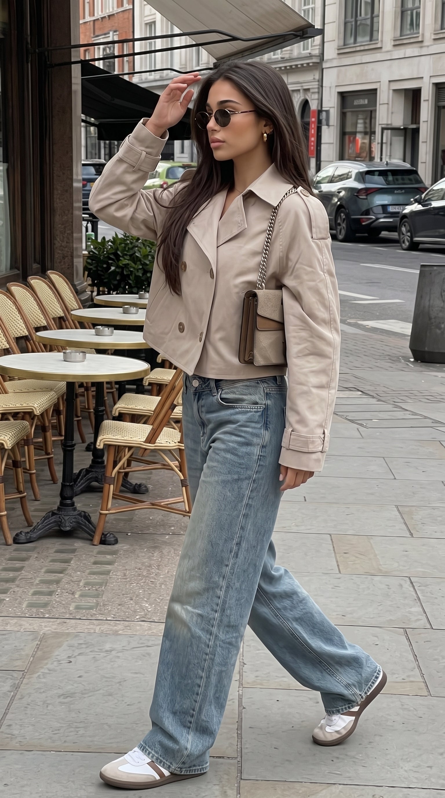 Chaqueta Estructurada Cuello Alzado