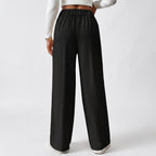 Pantalón Palazzo Cintura Alta Negro
