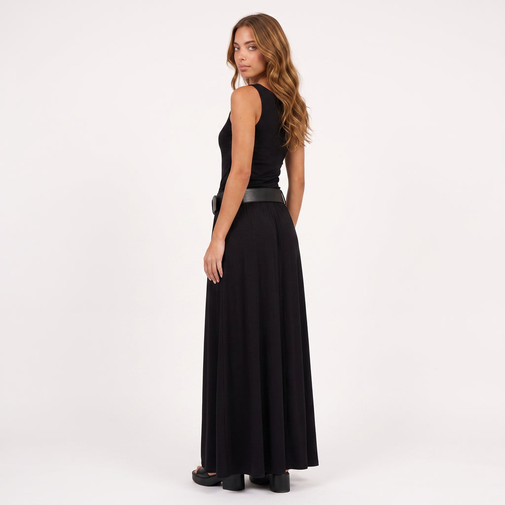 Vestido Largo Belt & Slit