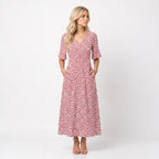 Francesca | Elegante vestido midi con diseño