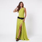 Vestido Largo Belt & Slit