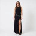 Vestido Largo Belt & Slit