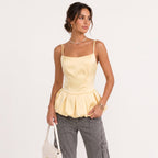 Maia | Top Corsé Satinado Versailles