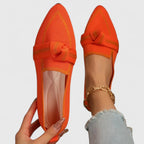 Lunara | Mocasines para mujer de punta afilada con detalle de nudo cómodos