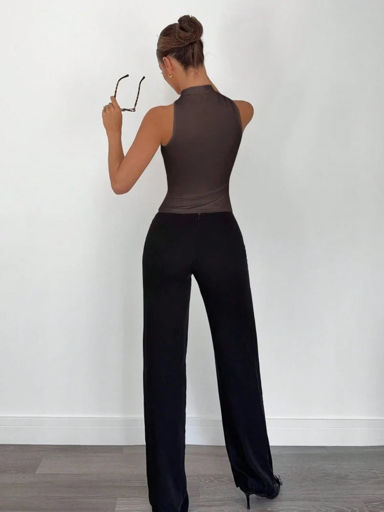 Atenea | Blusa Ceñida Atenas con Anillo Metálico