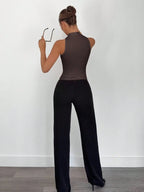 Atenea | Blusa Ceñida Atenas con Anillo Metálico