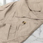 Chaqueta Estructurada Cuello Alzado