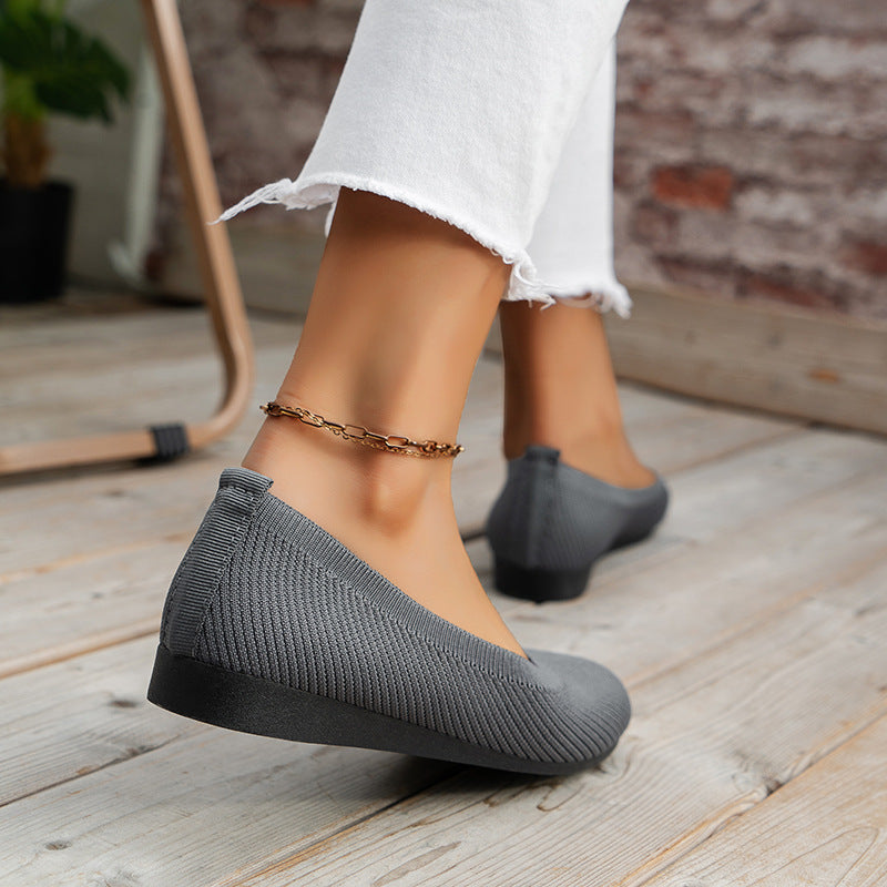 Lis | Zapatos ortopédicos planos sin cordones con diseño cerrado