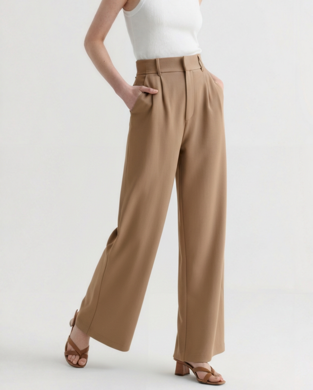 Valéria Élite Wide-Leg Trousers