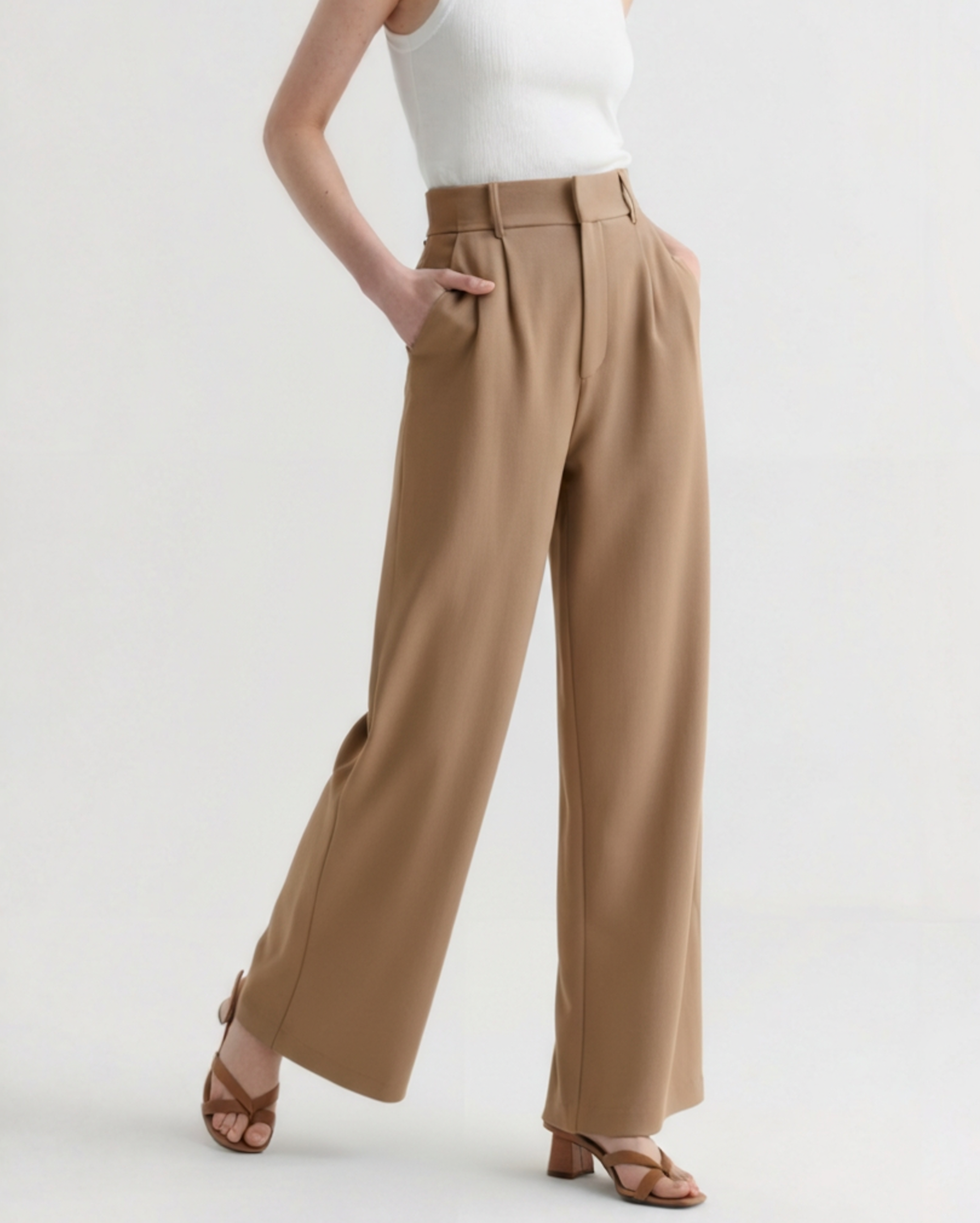 Valéria Élite Wide-Leg Trousers