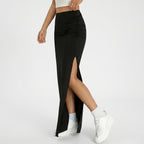 Falda Mónaco Ruched Maxi