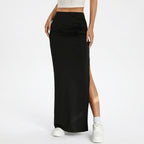 Falda Mónaco Ruched Maxi