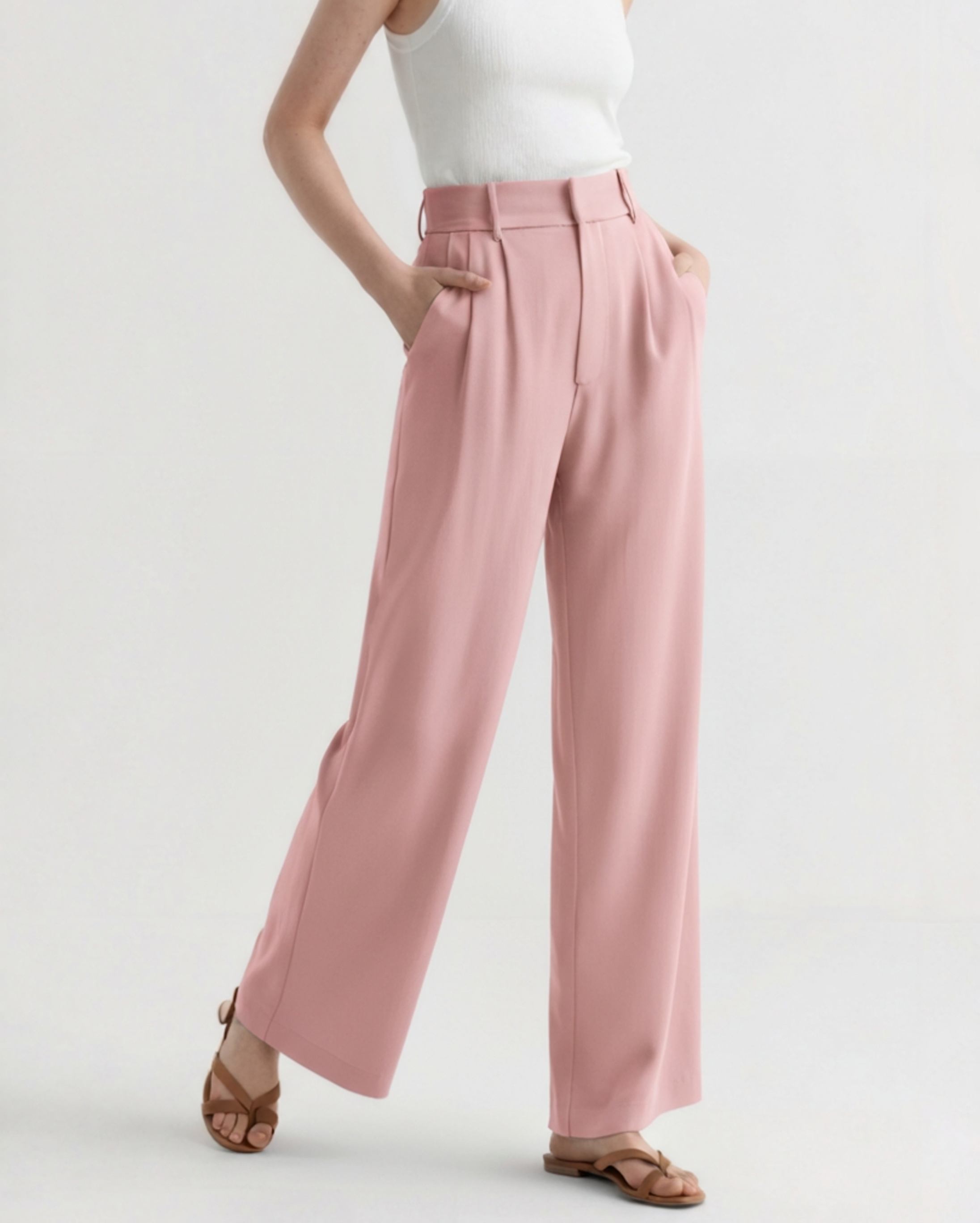Valéria Élite Wide-Leg Trousers